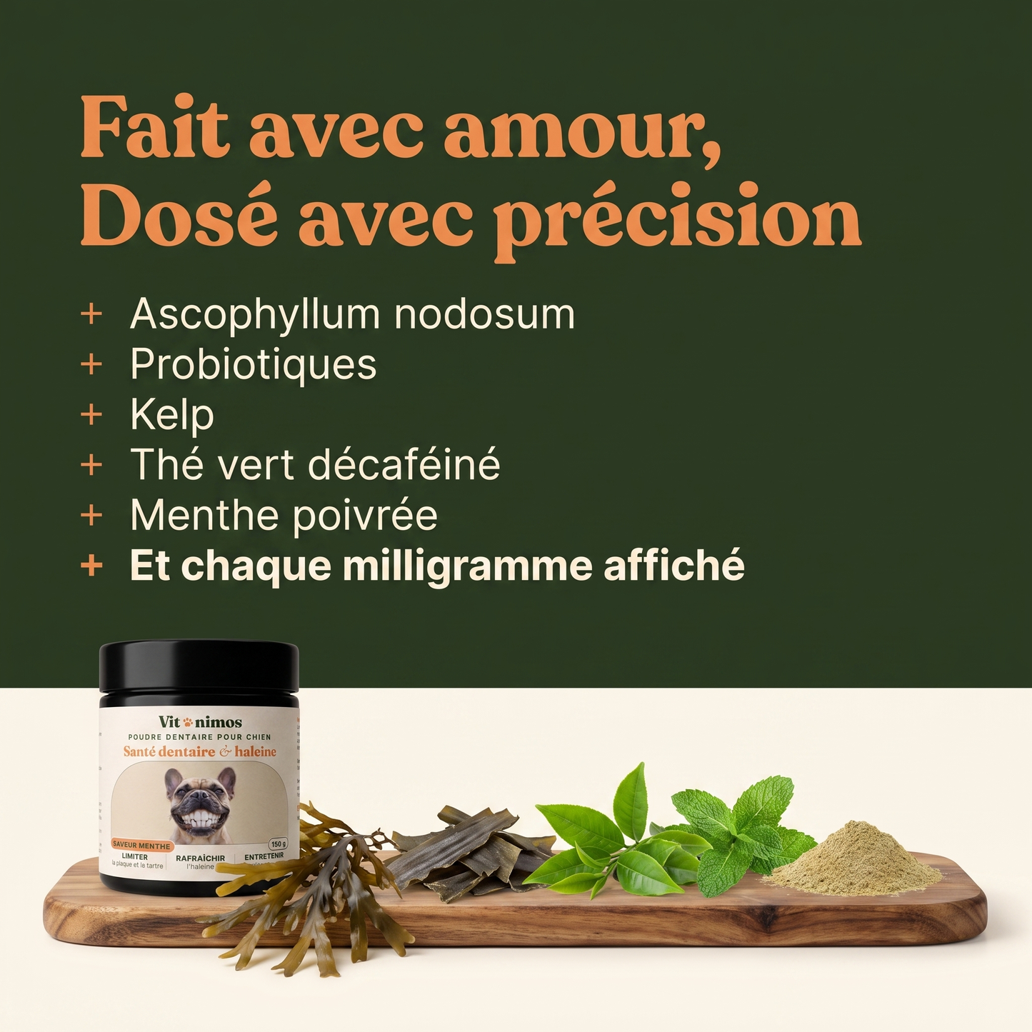 Poudre dentaire pour chien — Dents & Haleine